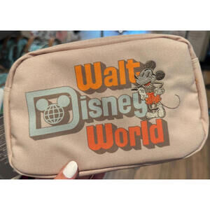 Disney Parks 2025 Walt Disney World Mickey Mouse Fanny Pack Belt Retro Bag NWT